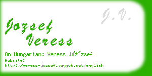 jozsef veress business card